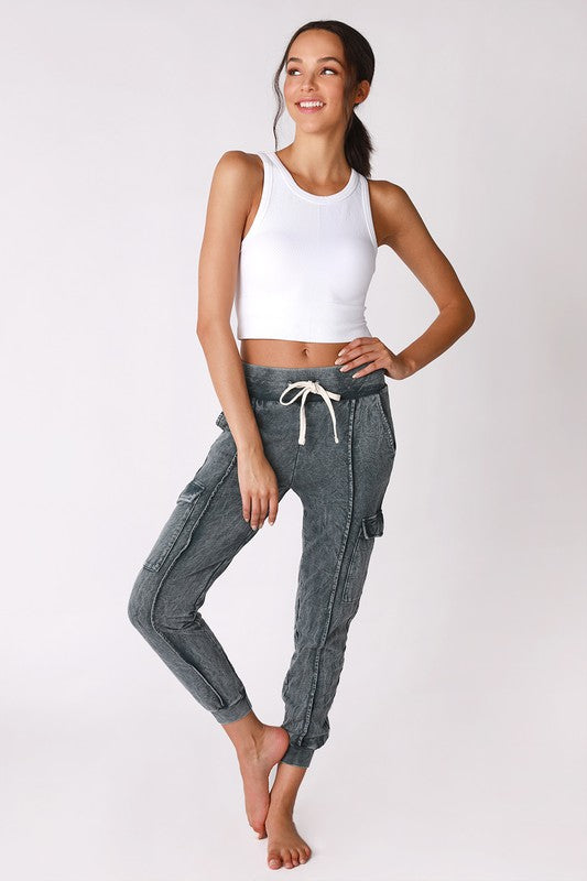 Seamless Crop Top with High Neck