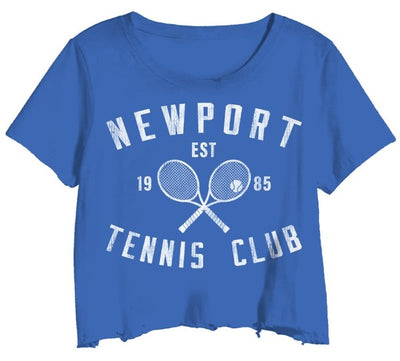 Newport Tennis Crop Tee