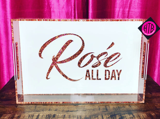 14 x 22 Rose all Day Tray