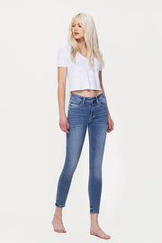 Viv Mid Rise Crop Skinny Jean