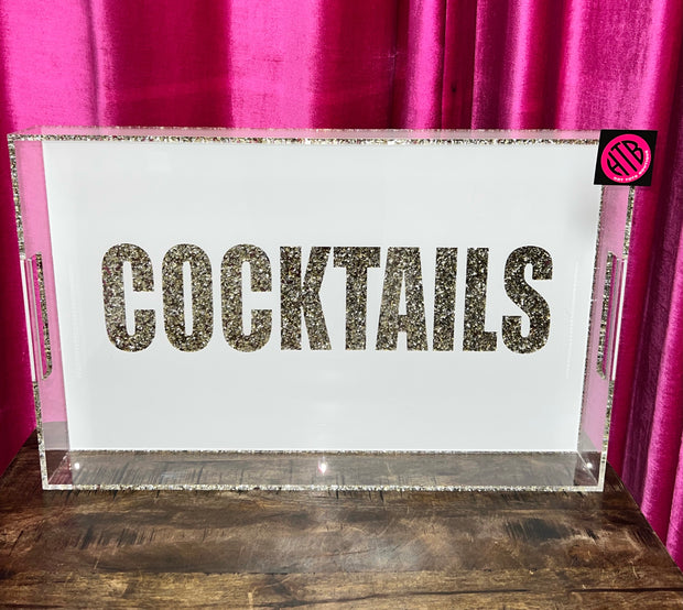 14 x 22 COCKTAILS Tray