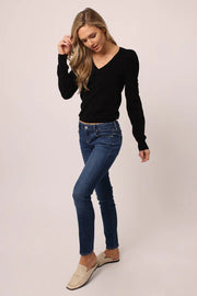 Joyrich Classic Dark Blue Low Rise Skinny with Step Hem