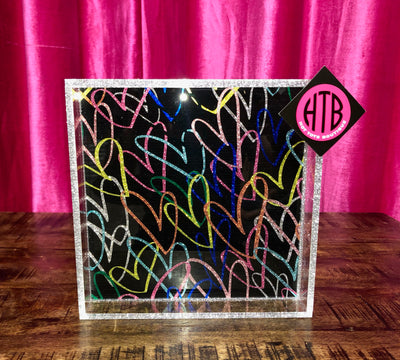 8x8 Multi Heart Tray