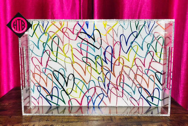 11 x 17 Multi Heart Tray