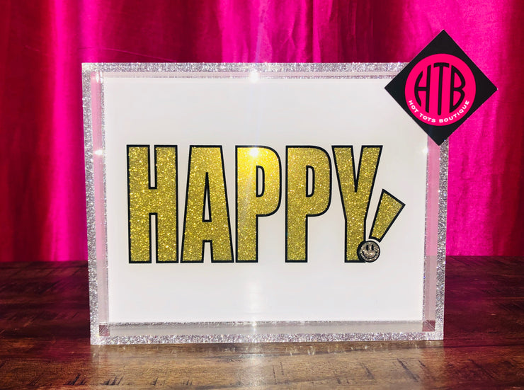 Small HAPPY! Tray