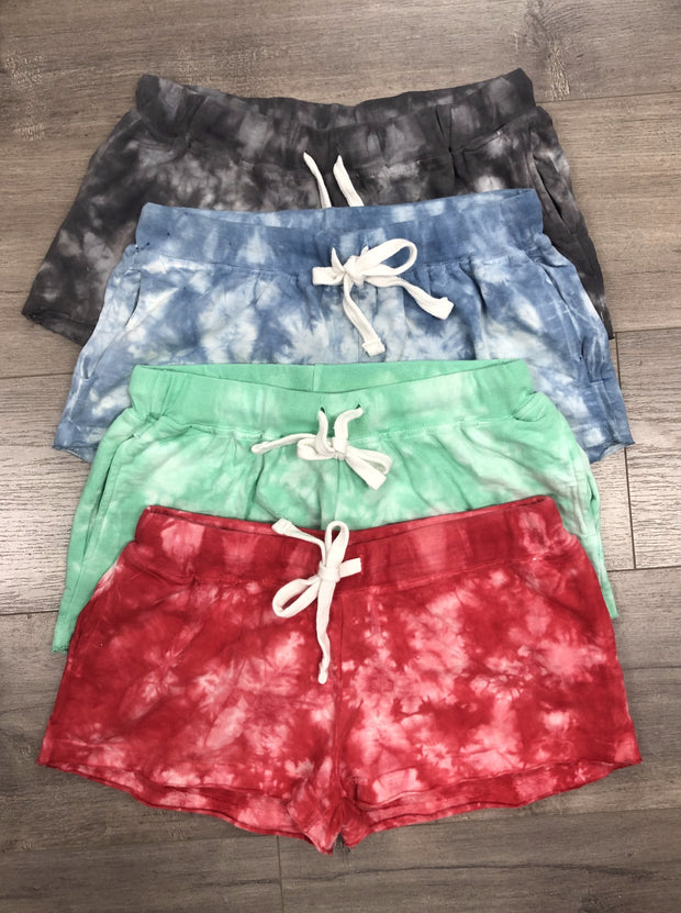 Tie Dyed Short Shorts