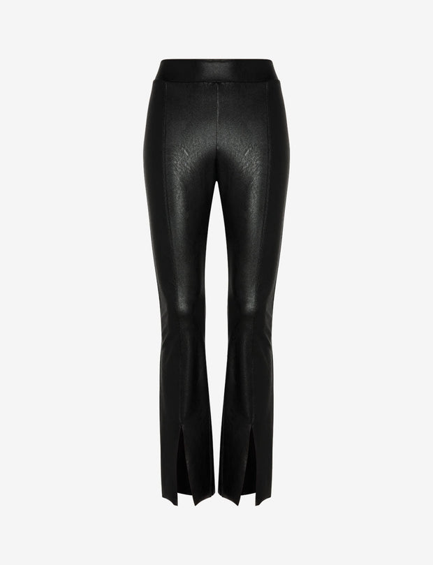 Commando Faux Leather Split Front Pant