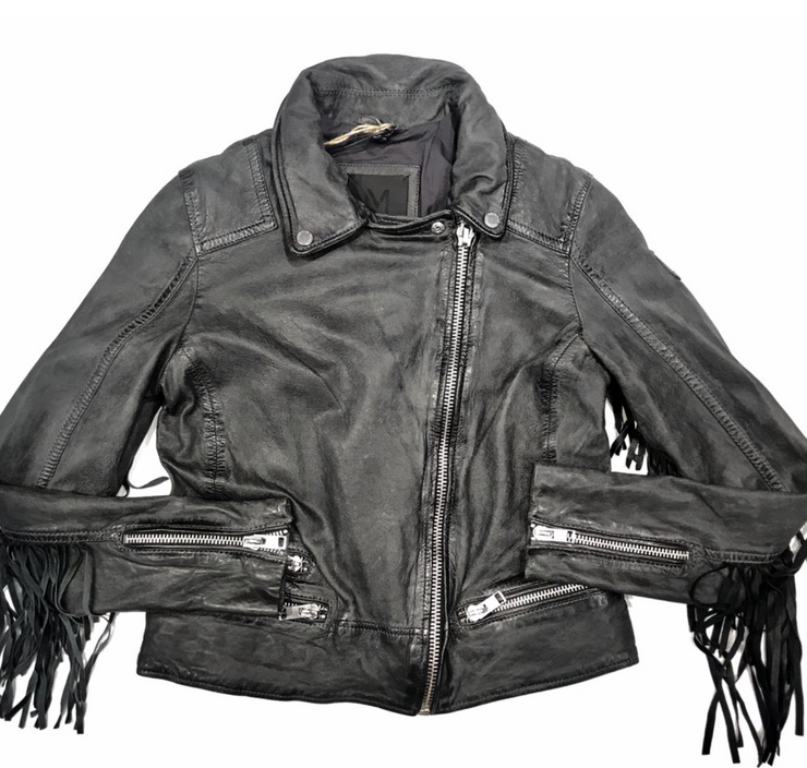 Leather Jacket Distressed