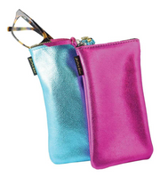 Leather Eyeglass Zip Pouch