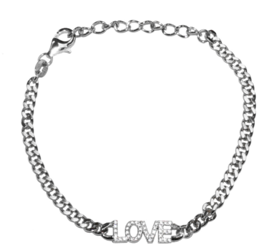 LOVE Chain Link Bracelet