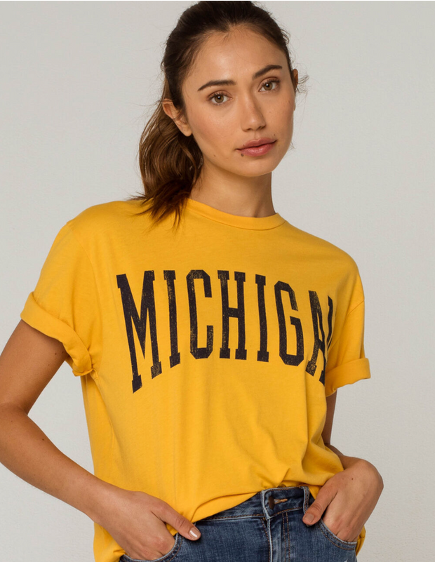 Retro Michigan Boyfriend Tee