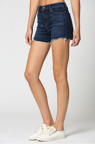 Kenzie Mid Rise Basic Cutoff Jean Shorts