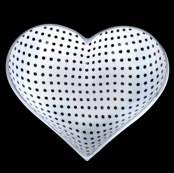 Patterned Tiny Heart Bowls