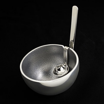 Silver Baby Benzy Bowl with Spoon