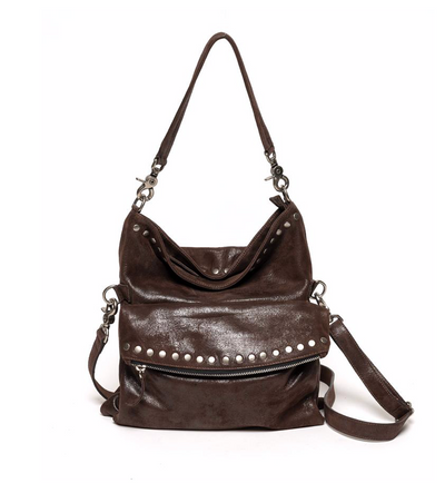 Chocolate Leather Billy Crossbody/Shoulder Bag