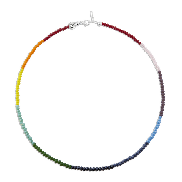Rainbow by the Inch Choker Necklace