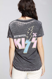 Kiss Destroyer '76 Bolt Burnout Tee