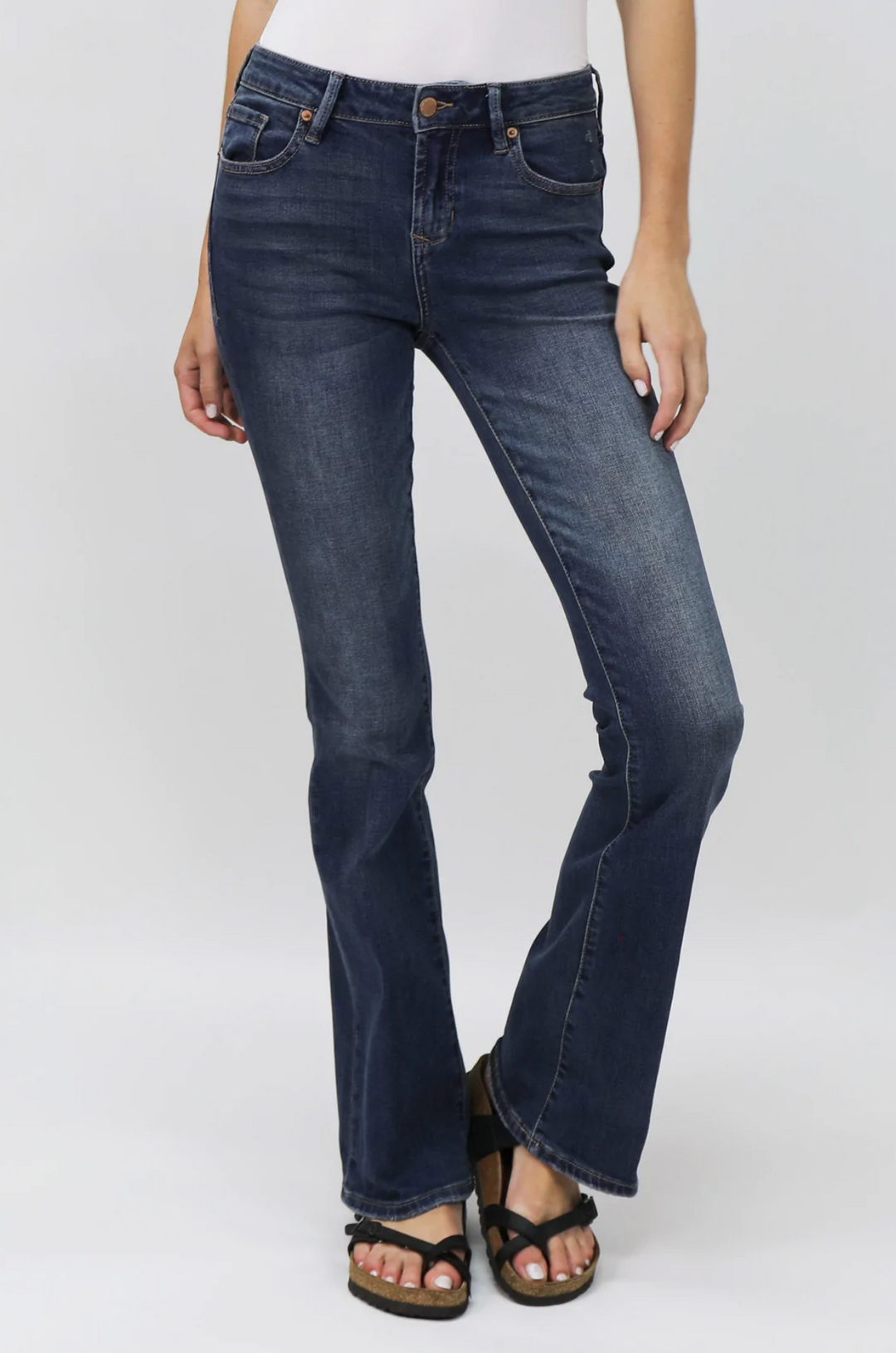 Jaxon Mid Rise Bootcut Jeans – HTB Boutique