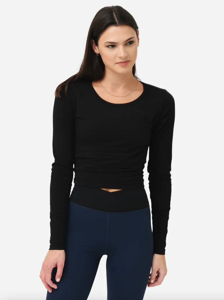 Z Supply Wrapped Long Sleeve Top