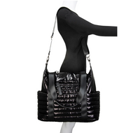 Metallic Carry All Tote Bag