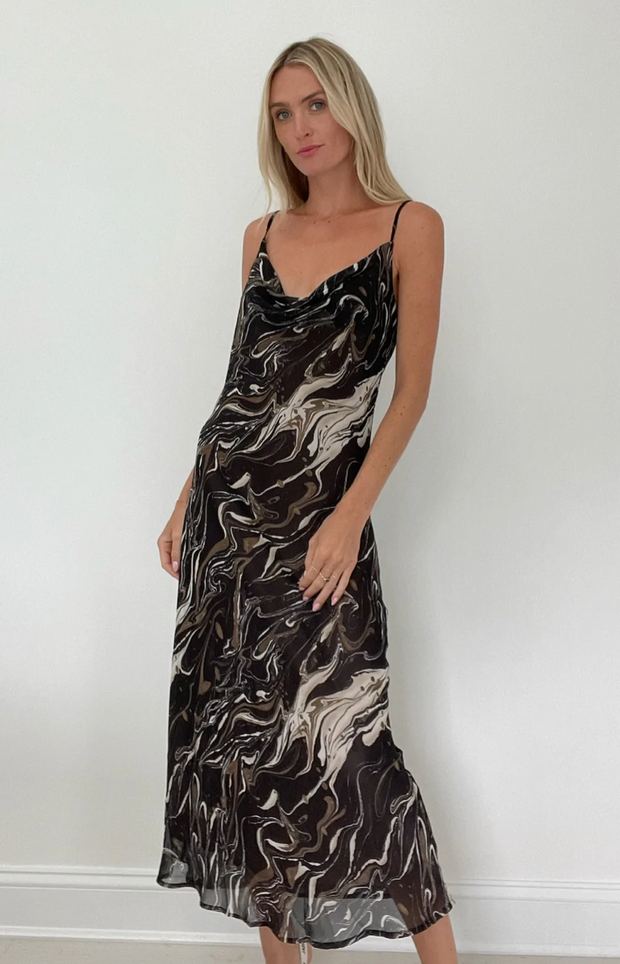 Marble Slip Dress