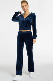 JUICY COUTURE Velour Pants with Side Stripe – HTB Boutique