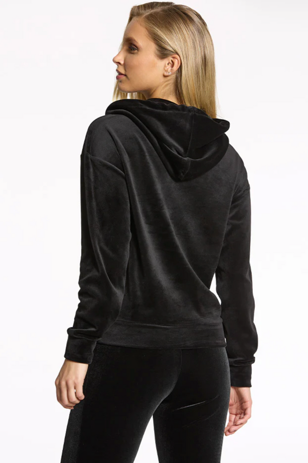 JUICY COUTURE Oversized Big Bling Velour Hoodie