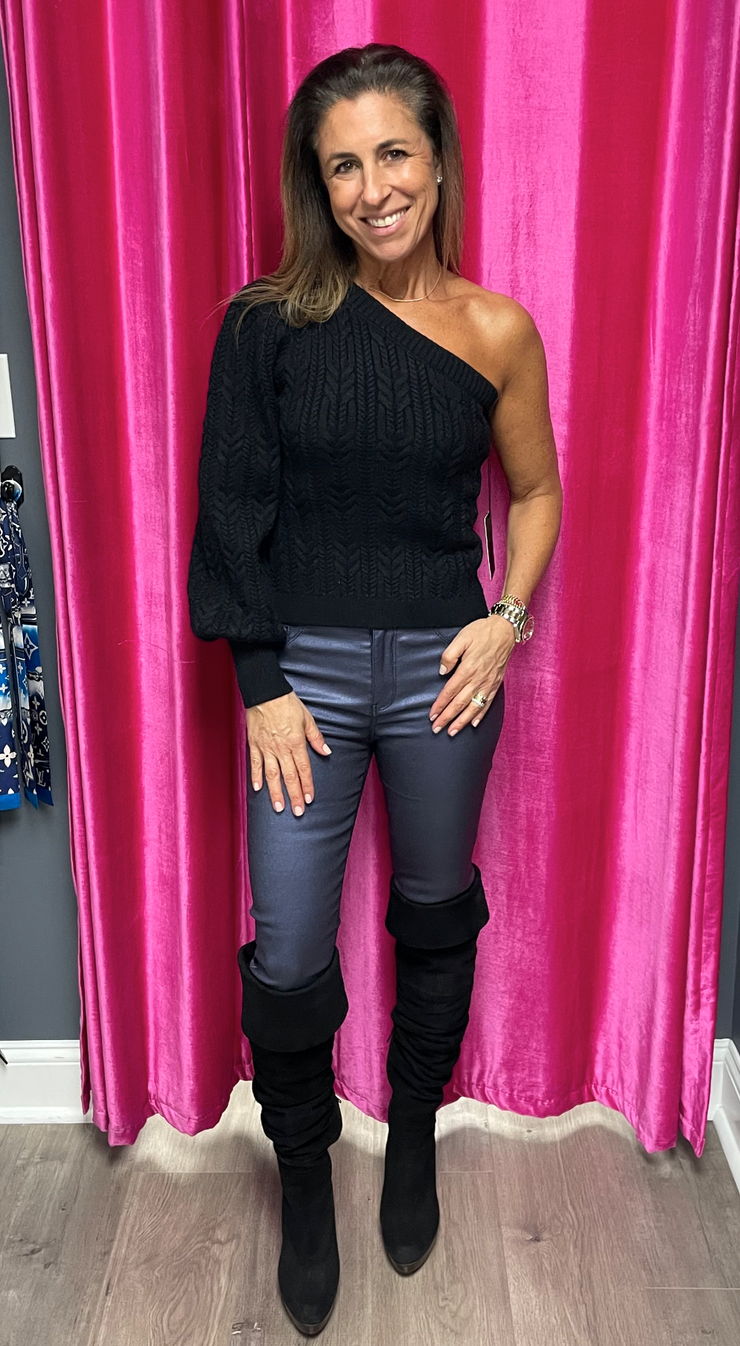 Cheri Coated Skinny Jeans