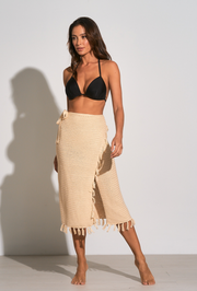Crochet Maxi Wrap Skirt