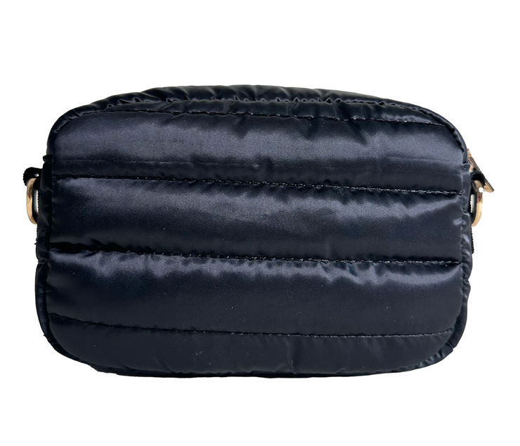 Ella Quilted Puffy Zip Top  Bag- NO STRAP