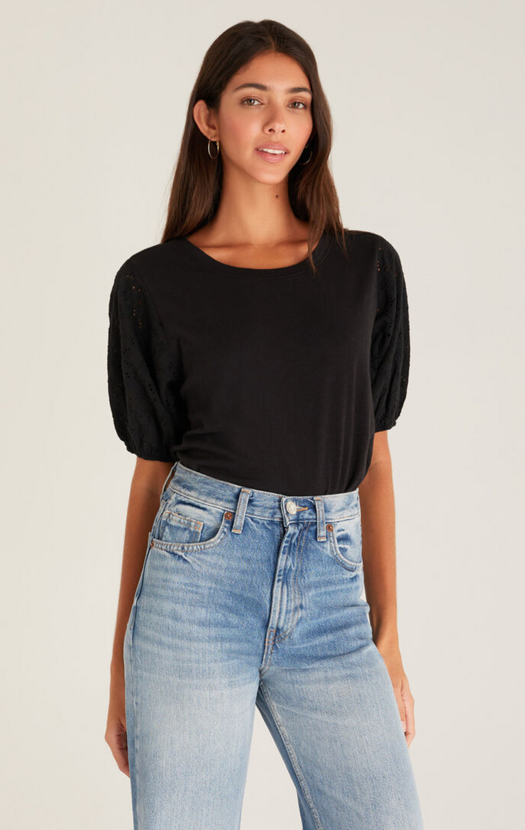 Z Supply Isabel Eyelet Top