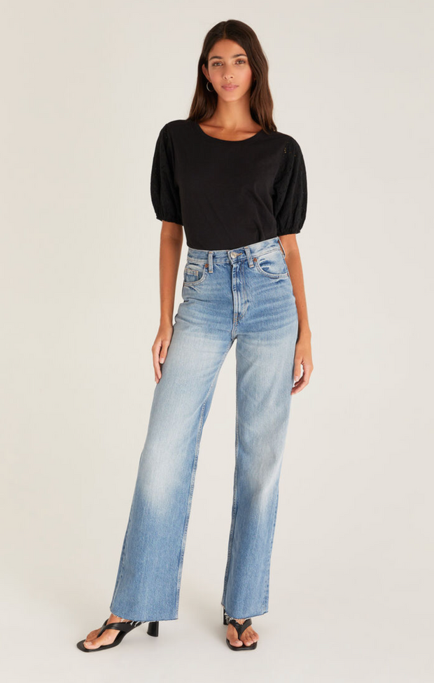 Z Supply Isabel Eyelet Top