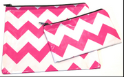 Large Flat Oilcloth Pouch - Customize