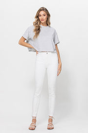 Summer High Rise Skinny Ankle Jean