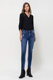 Surfs Up Mid Rise Ankle Skinny Jean