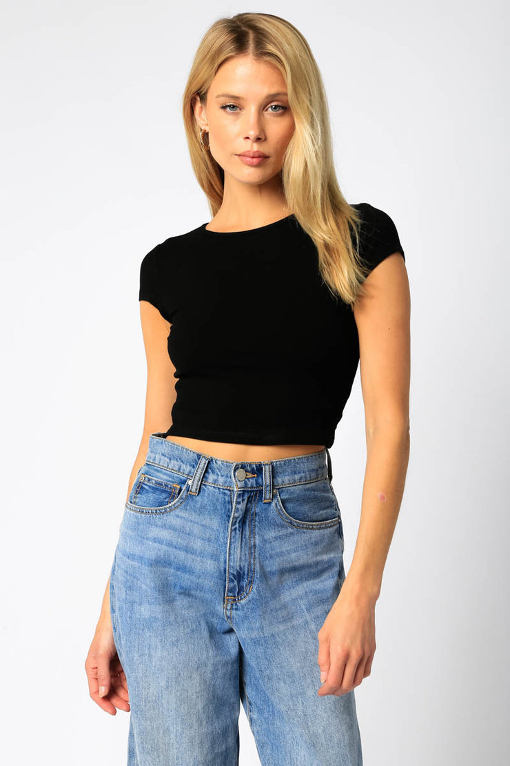 Camille Rib Cropped Top