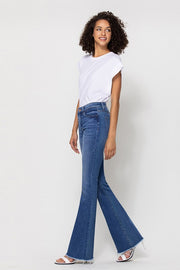 Sunny Mid Rise Mini Flare Jean