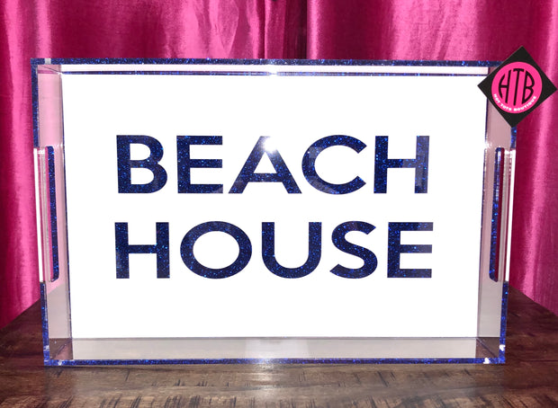 11x17 BEACH HOUSE Tray