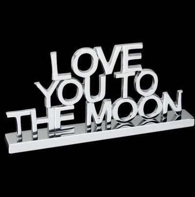 Love You To The Moon Decorative Sign