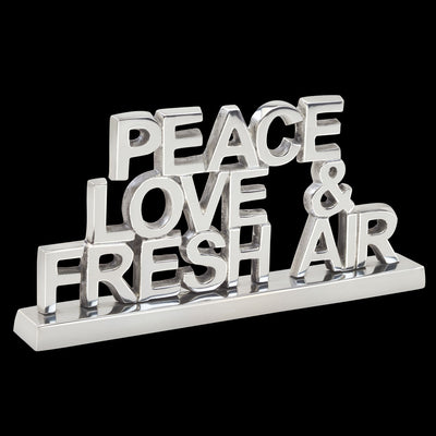 Peace Love Fresh Air Decorative Sign