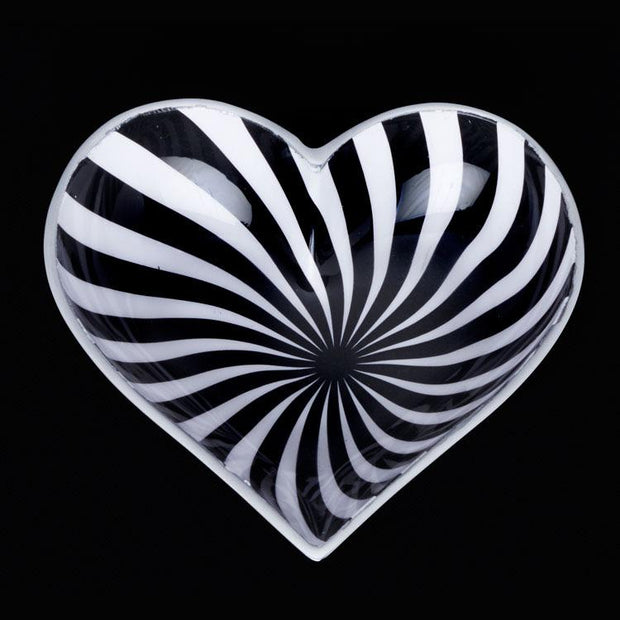 Patterned Heart Bowls with Spoon