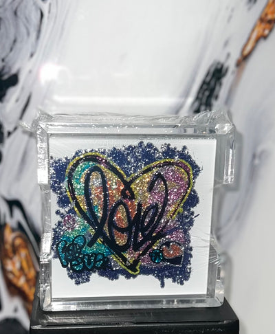 Graffiti Love Heart Coasters