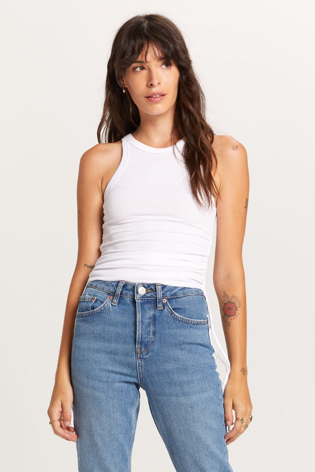 Talia Drawstring Cropped Tank