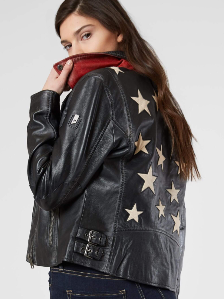 Leather Jacket Vintage Star