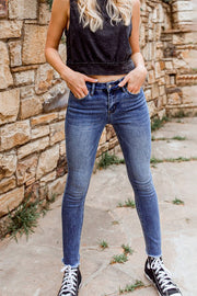 Mid Rise Ankle Skinny Jean