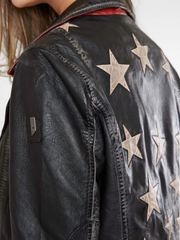 Leather Jacket Vintage Star