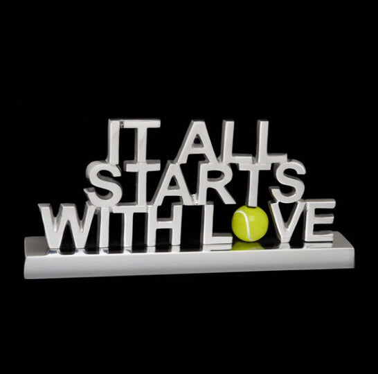 It All Starts with Love Decorative Sign