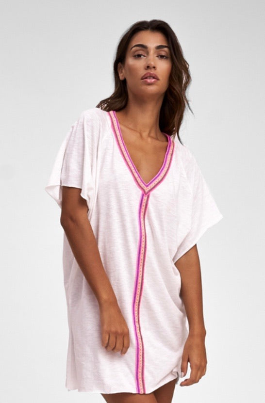 mini abaya dress Pitusa Dress Abaya Mini In White