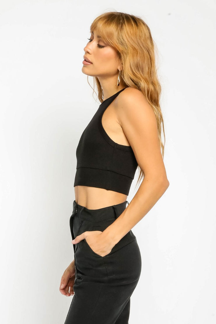 Banded Cropped Tank