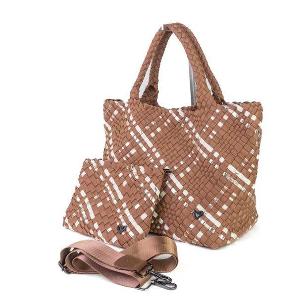 London Large Highlight Woven Tote